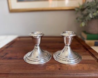 Candelabros antiguos de plata Gorham