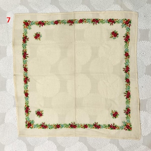 Vintage Wool Floral Shawl – Soviet Ukrainian Russian Babushka Scarf – 100% Wool Square Shawl – Choose Your Design image 8