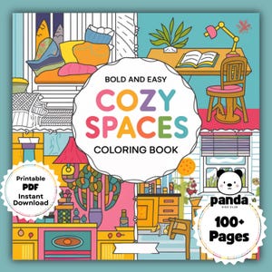 Cozy Girls Coloring Book: 100+ Printable Pages for Kids (PDF Download)
