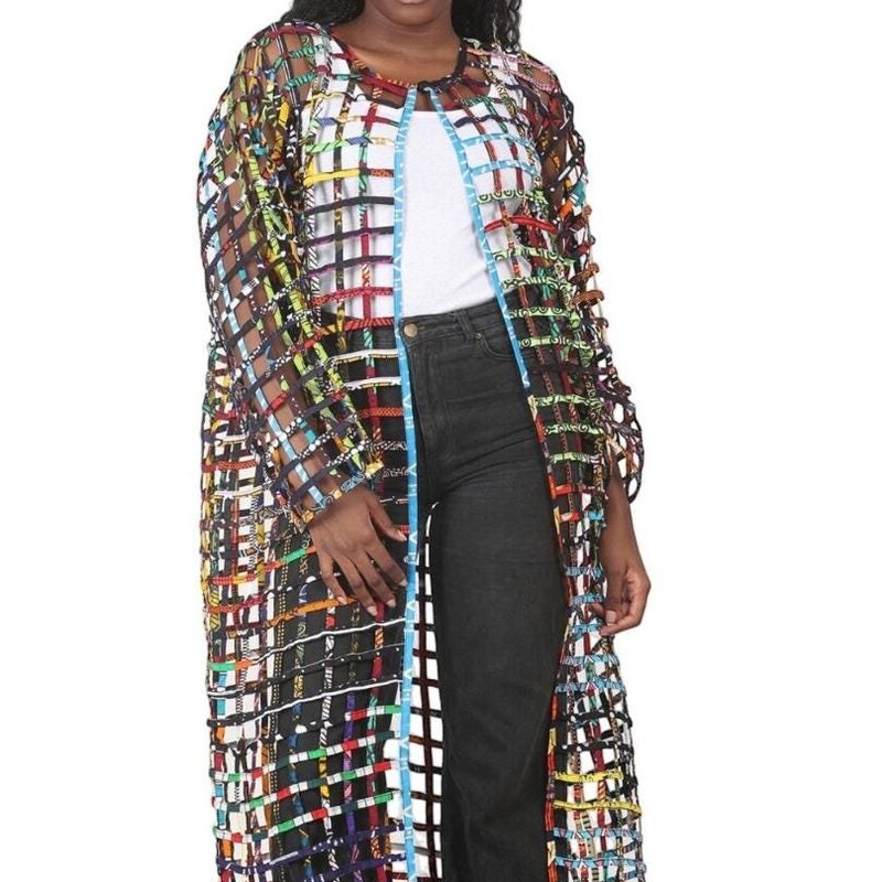 African Print Jacket - Etsy