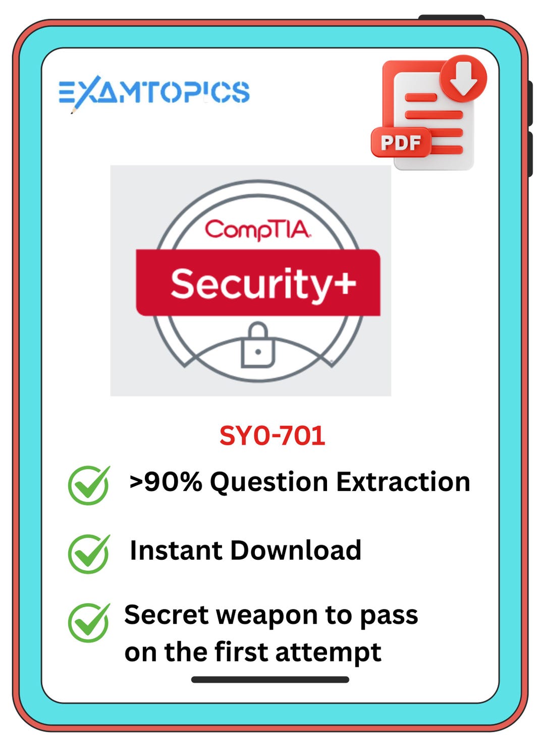 Examtopics|2025 Comptia Security+ (SY0-701) Practice Test Download ...