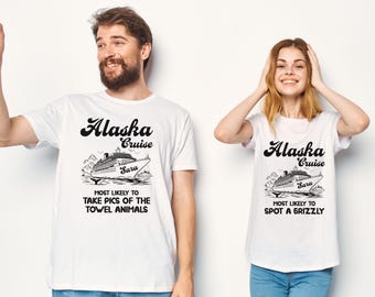 Alaska Cruise Shirt, Matching Cruise Tee, Funny Family Vacation Shirt, Personalized Cruise Group Shirt, Cruise Gift Tee, Custom Cruise Tee