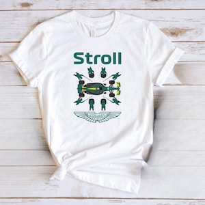 Lance Stroll Tshirt, Car Racing Tee, Racing Gift, Motor Sports Tshirt, Racing Car Driver Shirt, Stroll Shirt, Aston Martin Tee, Gift for Him