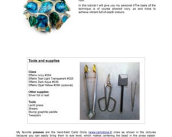 Lampwork Tutorial glass beadmaking Lampwork tutorial How to make Glass beads tutorial flamework Anne Londez Instant Download Sea Rocks
