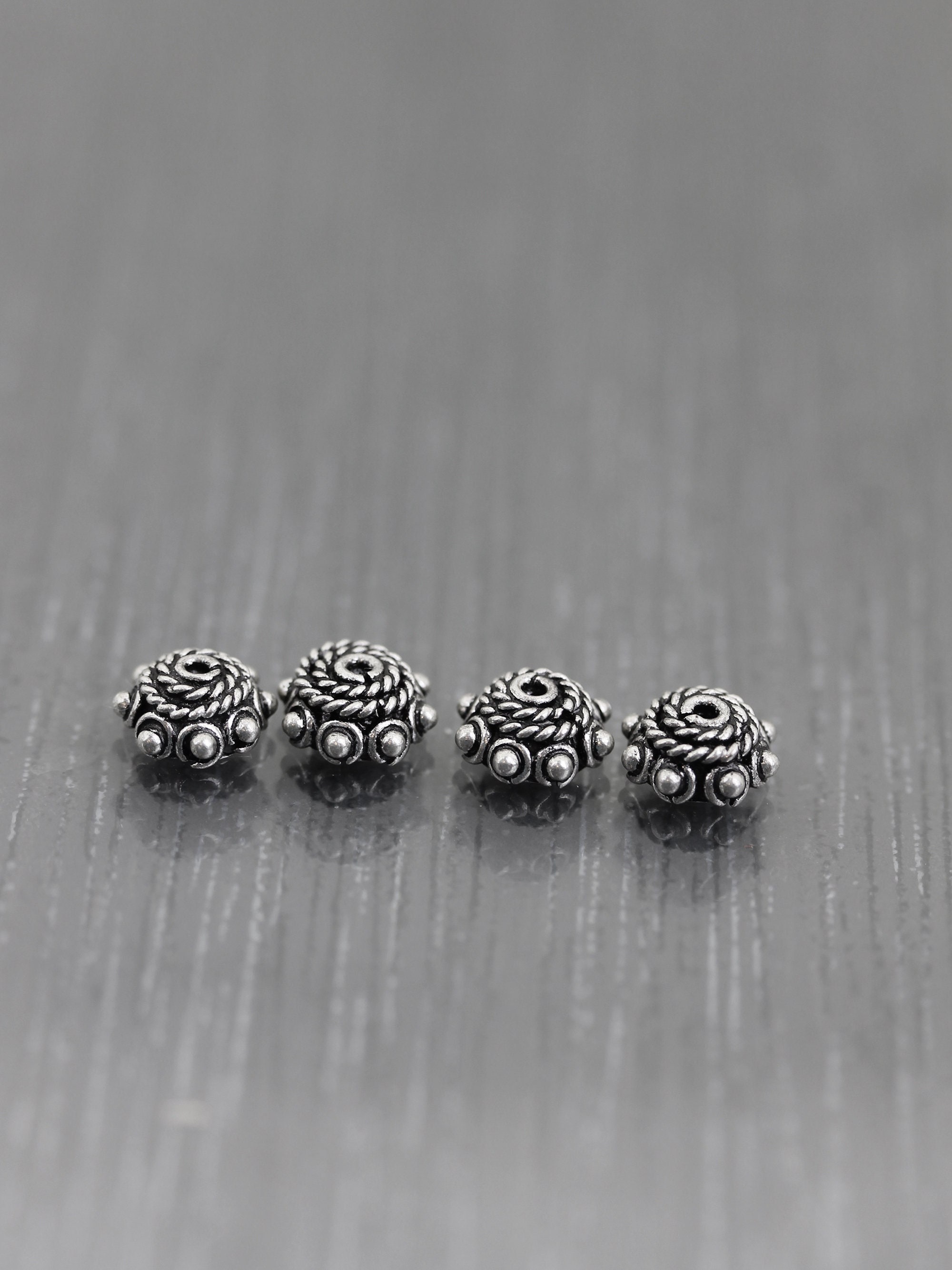 Bali Sterling silver Beads, designer Bead,Jewelry| GemsRainbowCo