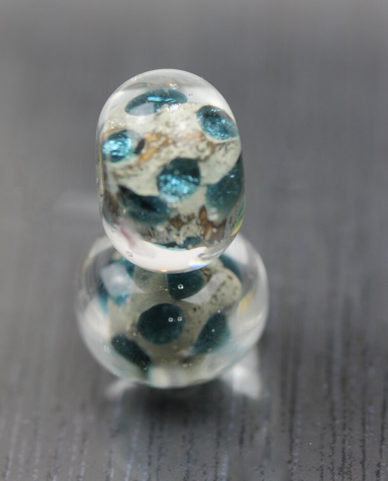 Dark Blue focal Beads RTS 2 large indigo blue glass beads Lampwork beads Handmade by Anne Londez sra Large earring pair