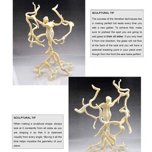 K&ouml;nnte beinhalten: Cremefarbene Skulptur mit dem Titel "Tree Woman", ca. 13 cm hoch. Das Kunstwerk zeigt eine weibliche Figur, die in baumartige &Auml;ste integriert ist. Die Skulptur ist in einem Buch &uuml;ber Perlenskulpturen abgebildet.