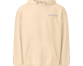 Minimalistyczna bluza z kapturem w stylu streetwear – haftowane logo i wzór na rękawie, swobodna bluza unisex, modna bluza z kapturem, codzienna bluza z kapturem, prezent dla niego i dla niej