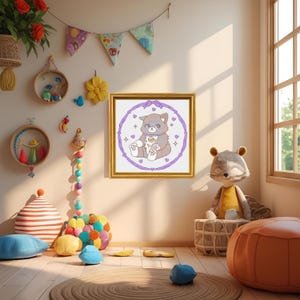 Sweet Cat Cross Stitch Pattern  - Instant PDF Download  - Digital Download