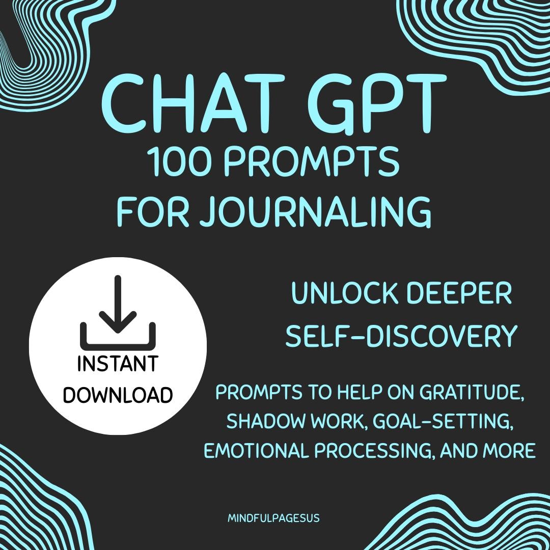 AI Journal Prompts: Chatgpt Printable Guide for Mindfulness (PDF ...