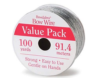 Bulk Buy: Bowdabra Bow Wire Silver 100 yard Value Pack 2-Pack - 200 Yards!