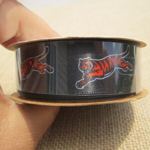 Cincinnati Bengals Ribbon 7/8&quot; SATIN
