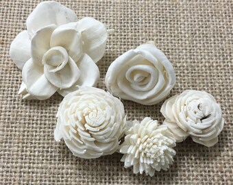 Bulk Bag of 40 mixed sola flowers - ALL MINI SIZE