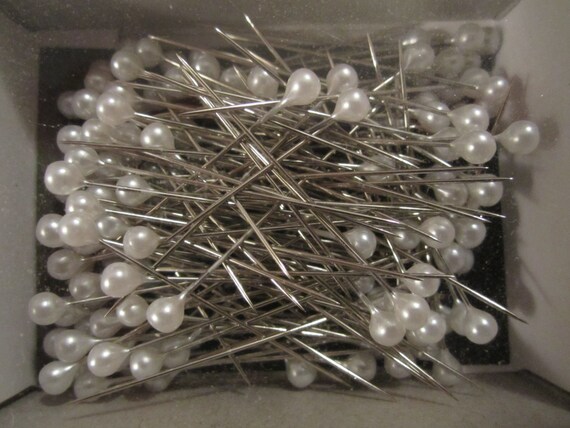 6mm Round Pearl Headed Wedding Floristry Pins x 144 Gold