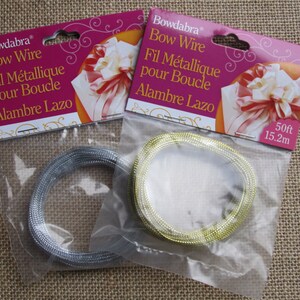 Silver Bowdabra Wire Value Pack - 100 Yards Of 1mm Craft Wire For Bow Making
