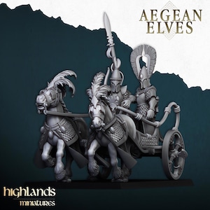Aegean Elves Chariot - Highlands miniatures