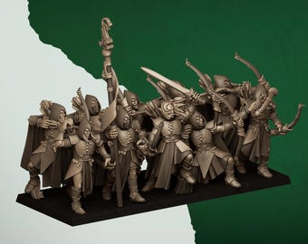 Feral Archers, Feral Elves - Highlands Miniatures