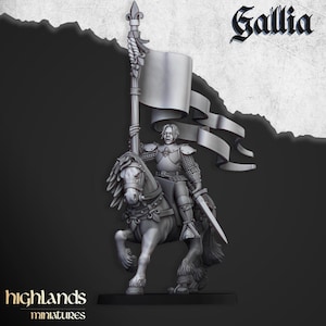 The baroness gallia Foot and mounted | Highlands Miniatures
