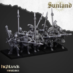 Sunland imperial troops with spears