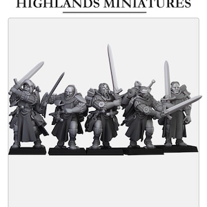 Gallia Questing Foot Knights | Highlands Miniatures