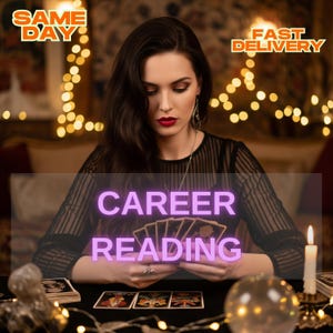 SAME DAY career And job reading Tarot Reading, Tarot Career Reading/ Career Tarot Card Reading, Medium Career Reading