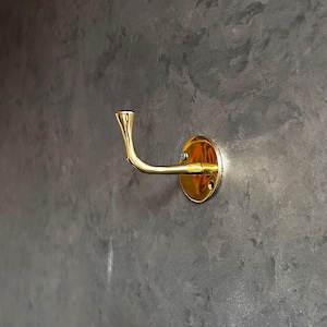 Handcrafted Unlacquered Brass Hooks For Wall.brass hooks