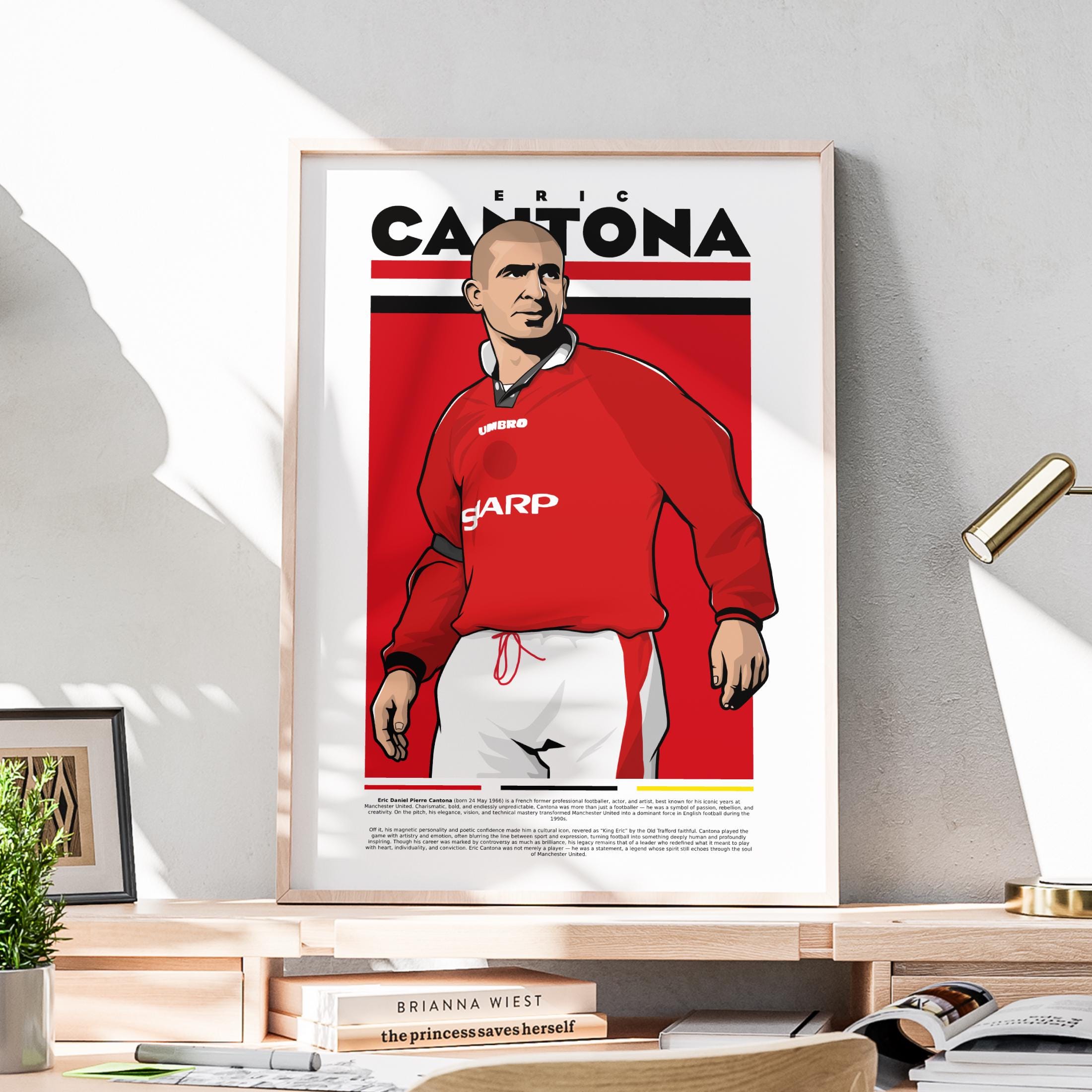 Eric Cantona Photo - Etsy Australia