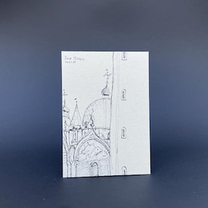 Postcard sketch Venice - San Marco
