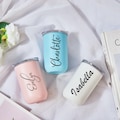 Bridesmaid Gifts, Personalized Stainless Steel Tumblers with Lid, Travel Mugs, Custom Birthday Gift for Her, Custom Wine Tumbler, Coffee cup