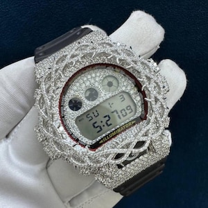 Iced Out Moissanite Diamond Watch: Custom Bezel Men&#39;s Luxury Timepiece