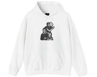 Wednesday Addams Hoodie, Gothic Goth Emo Punk Sweater, Addams Family, Unisex Sweatshirt, Cozy Hoodie