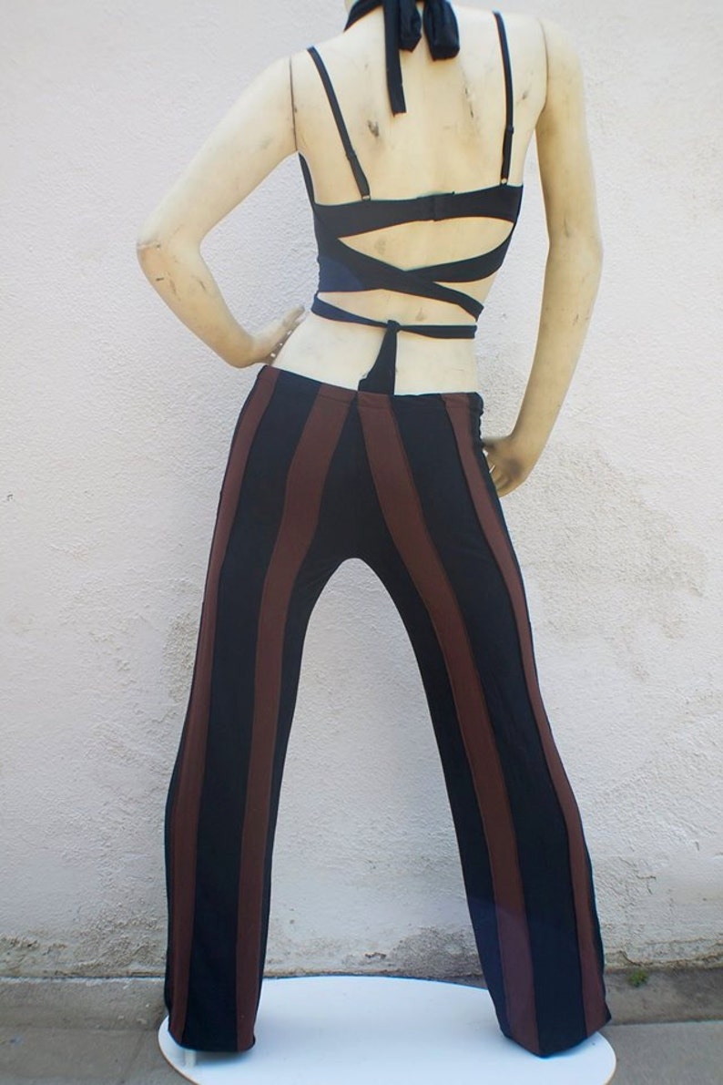 steampunk striped pants