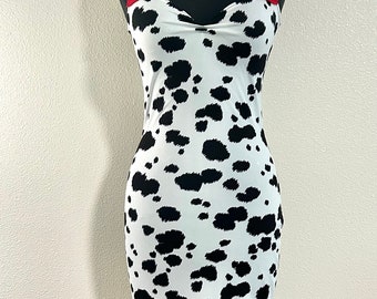 Dalmatians Dress - Ruffled Dress - Halloween Dress - Halloween Costume