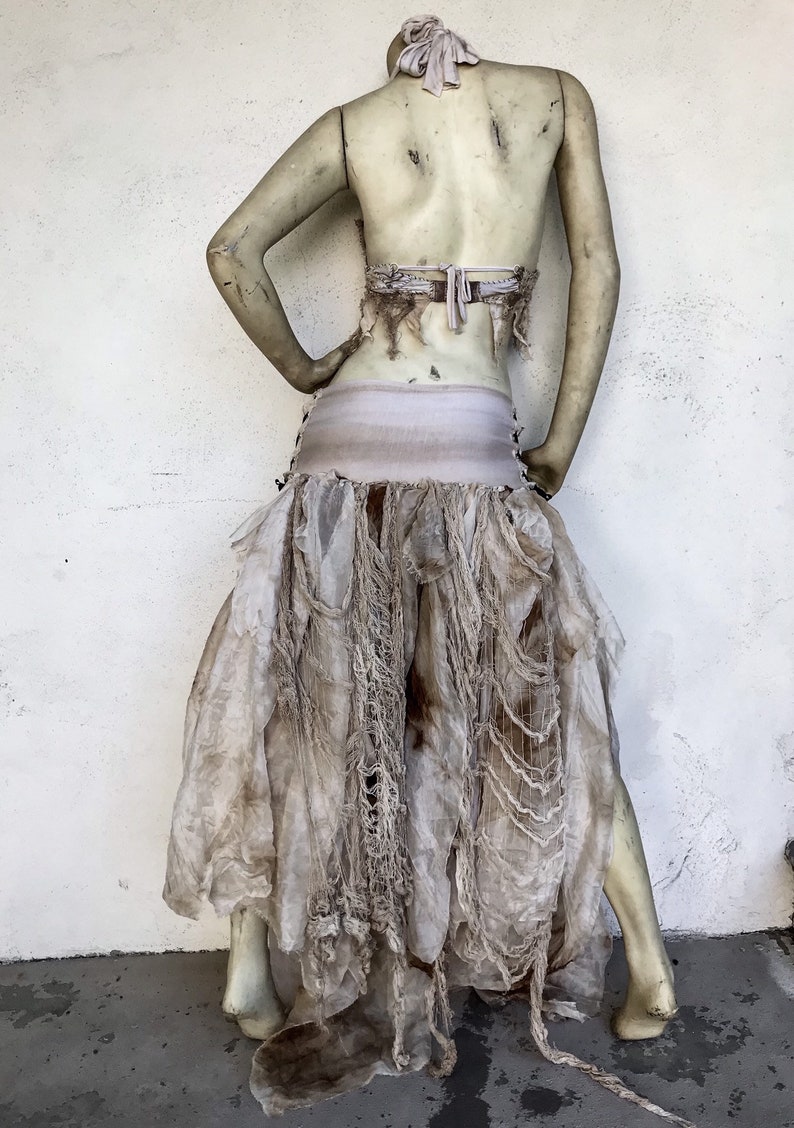 Wasteland Costume Corset Skirt Gothic Outfit Apocalyptic | Etsy