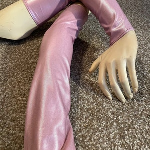 Pink Mystique Arm Warmers - Gothic Arm Warmers - Steampunk - Halloween - Winter