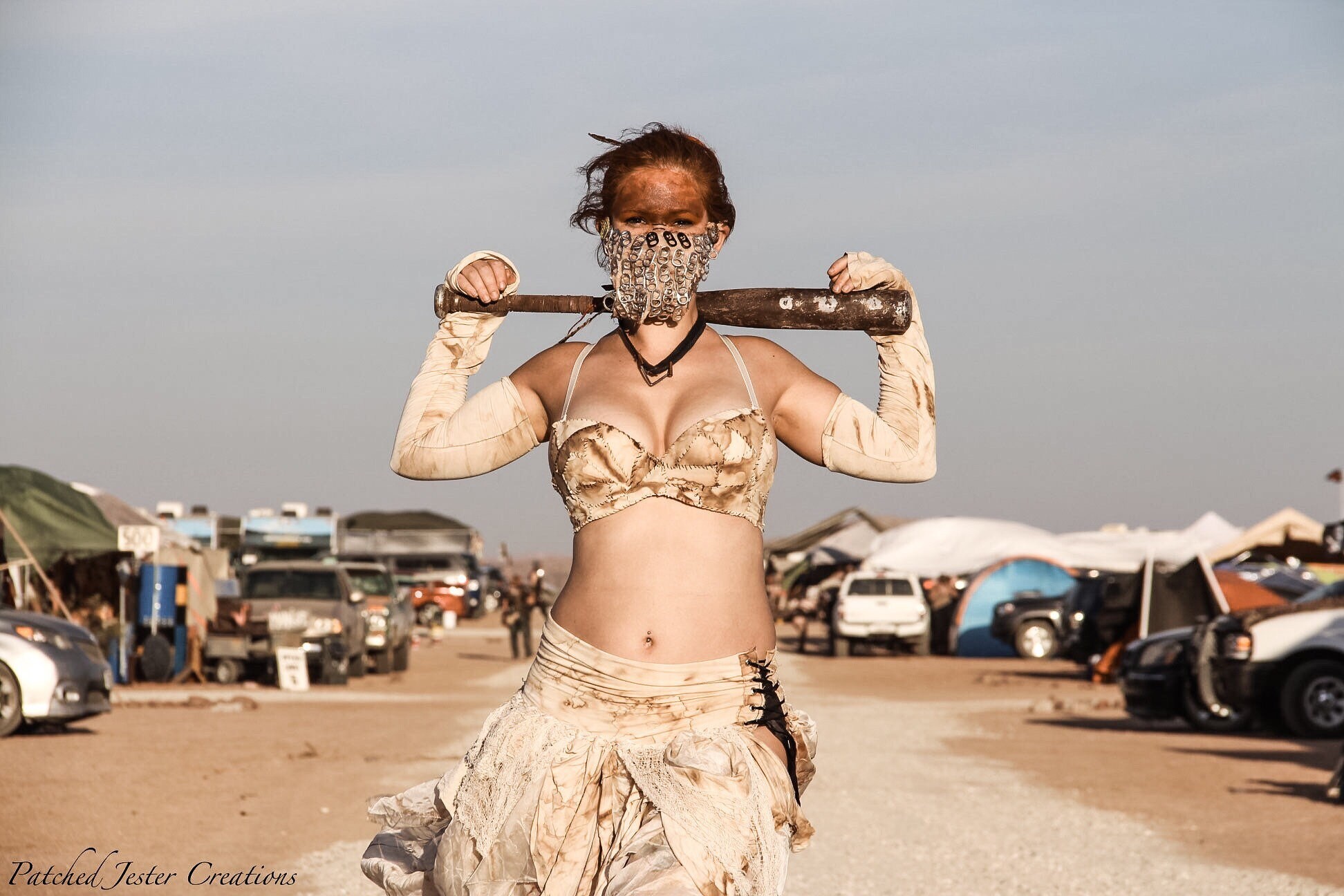 Wasteland Costume - Corset Skirt - Gothic Outfit 