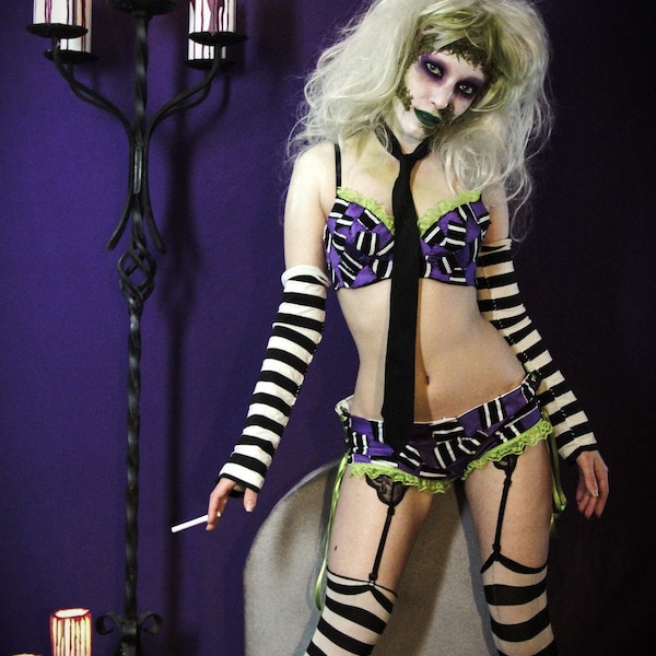 Secret Wishes Womens Beetlejuice Corset Style Costume main image 1