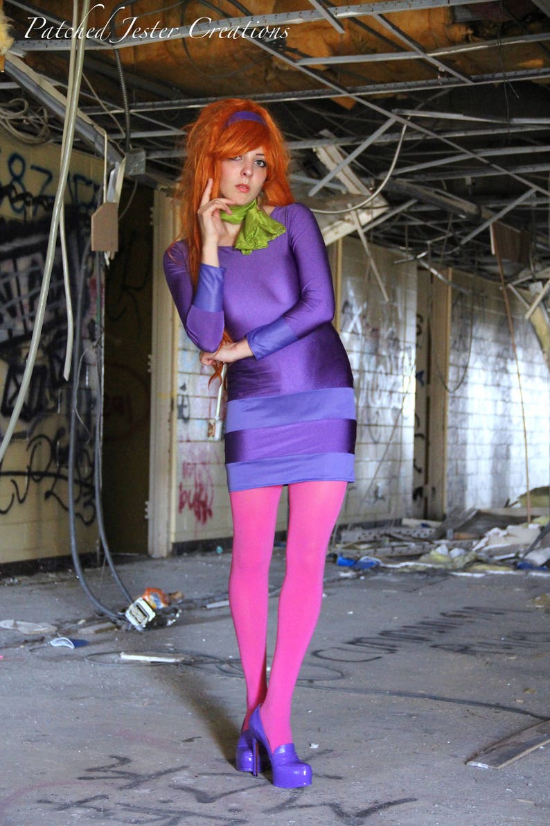 Daphne From Scooby Doo Halloween Costume - Scooby Doo Daphne Dress Halloween Costume Cosplay Made | Etsy