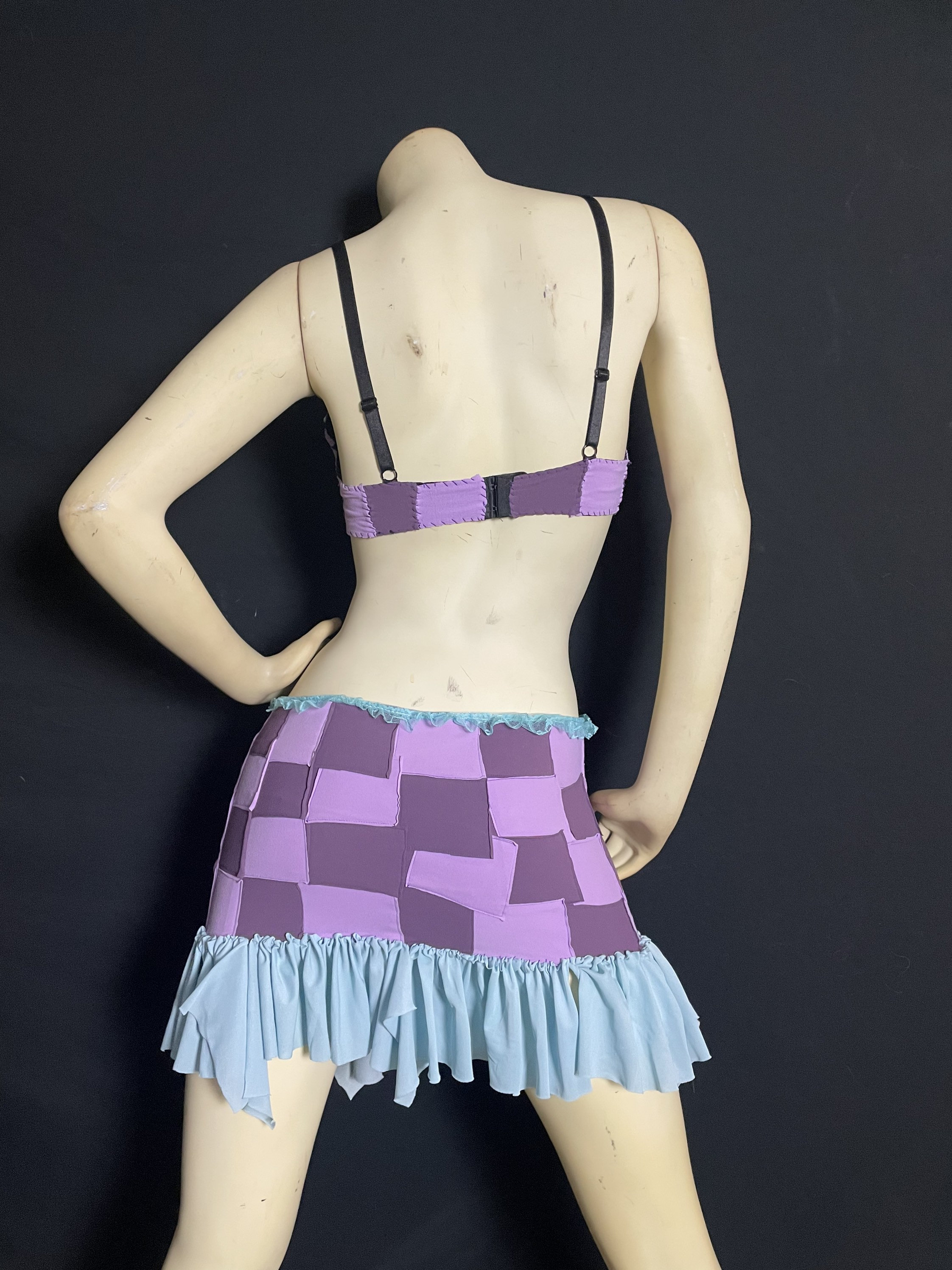 Plum Pudding Outfit Patchwork Halloween 