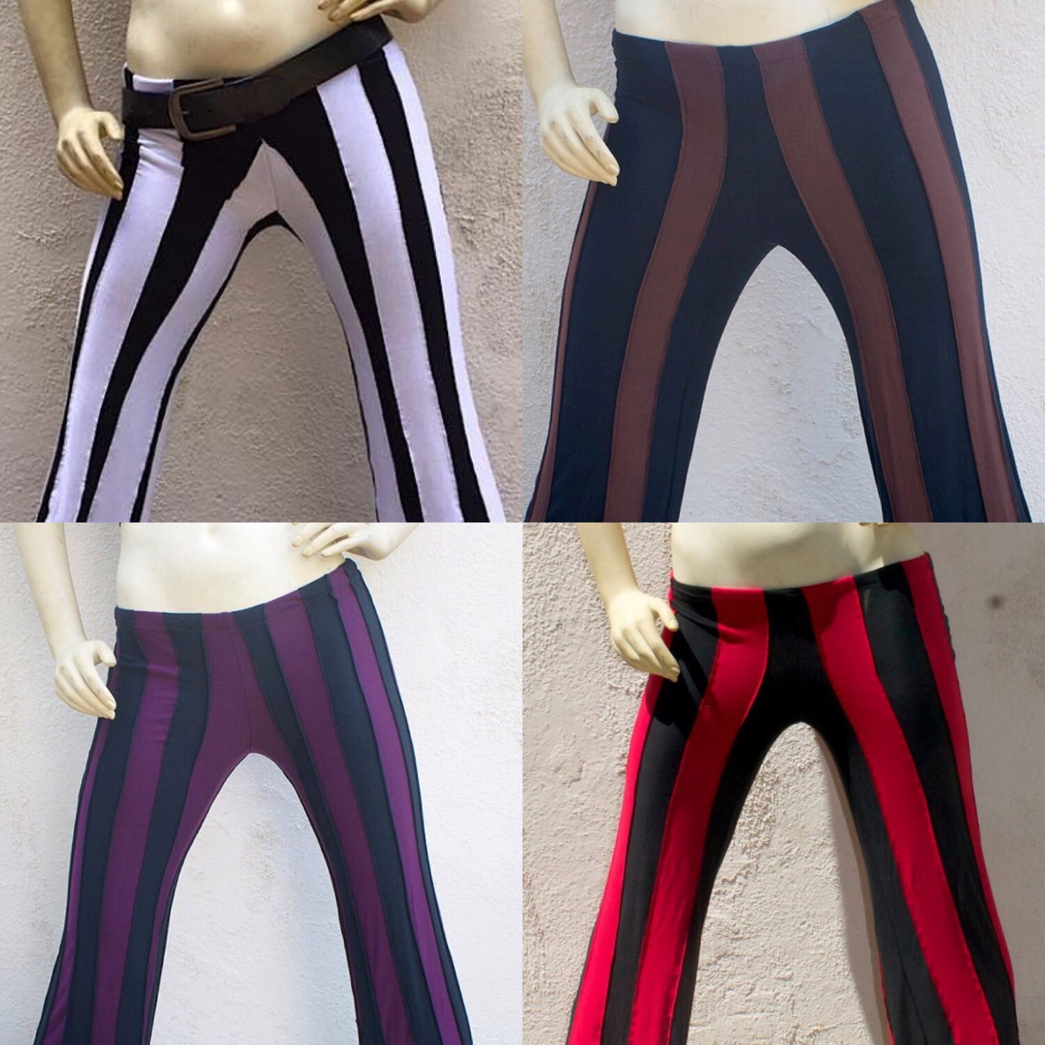 steampunk striped pants