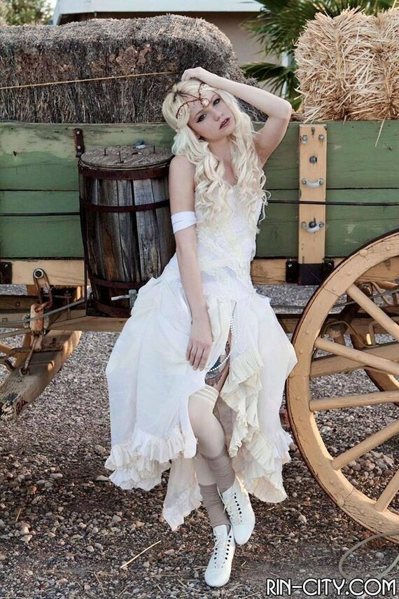 vintage whimsical wedding dress