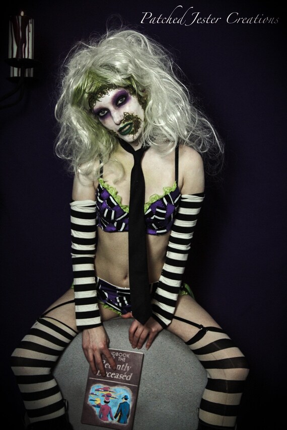 Girl top beetlejuice costume