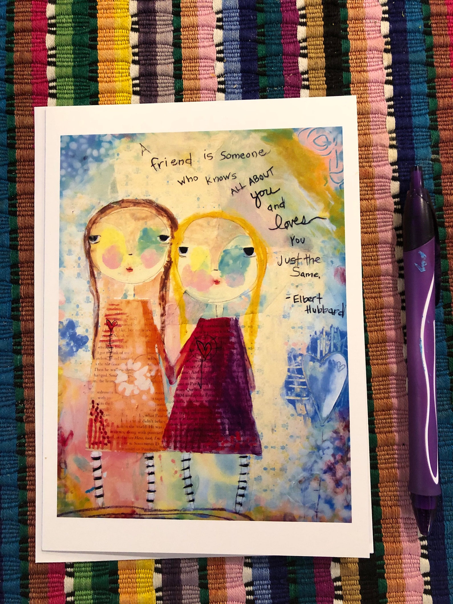 Best Friend Greeting Card Girlfriend Card Card for Etsy