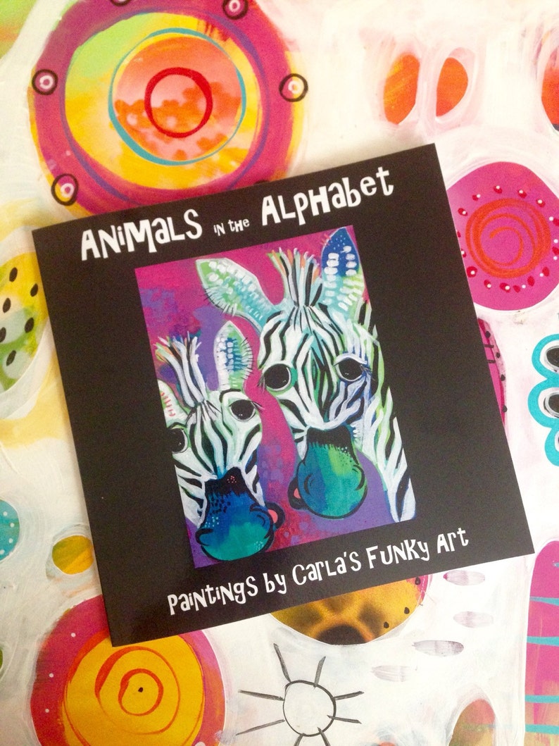 Personalized Signed Copy of my Childrens Book Animals in the Alphabet image 1