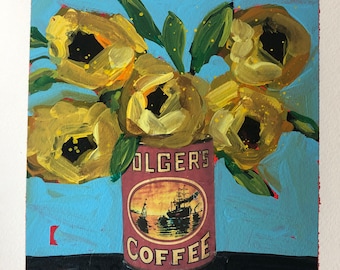 Day 12 - Sunflowers in a Folgers Can