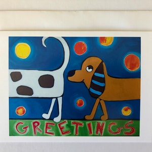 FUNNY card for Dog Lover - Greetings card