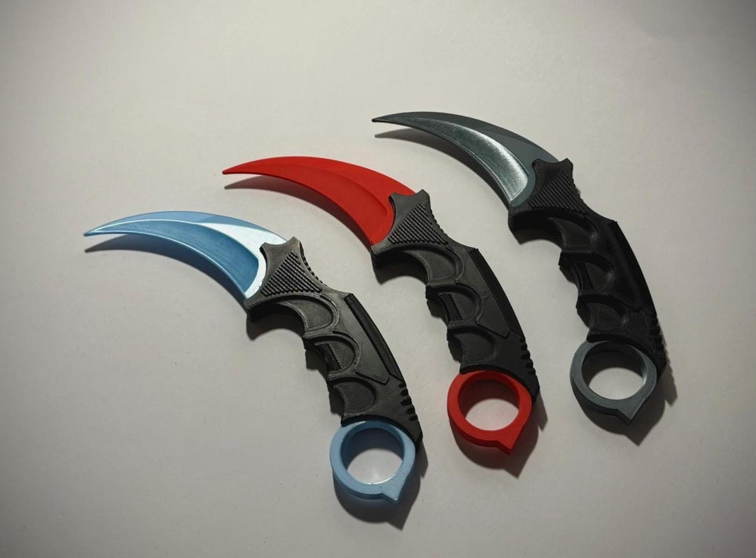 Karambit Knife (CS2/CSGO) - Customizable Colours - Etsy