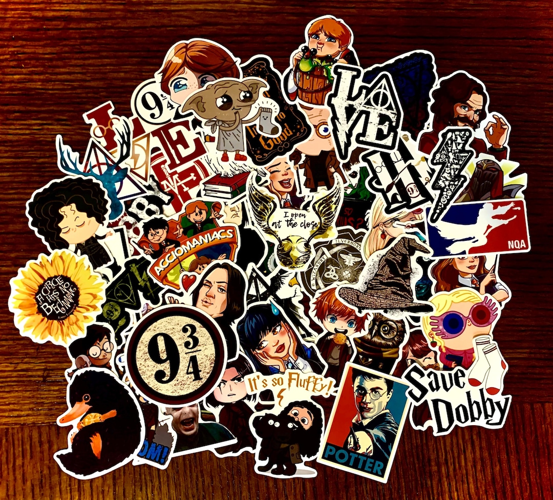Wizard Stickers – Vinyl Decals for Laptops, Water Bottles - Etsy