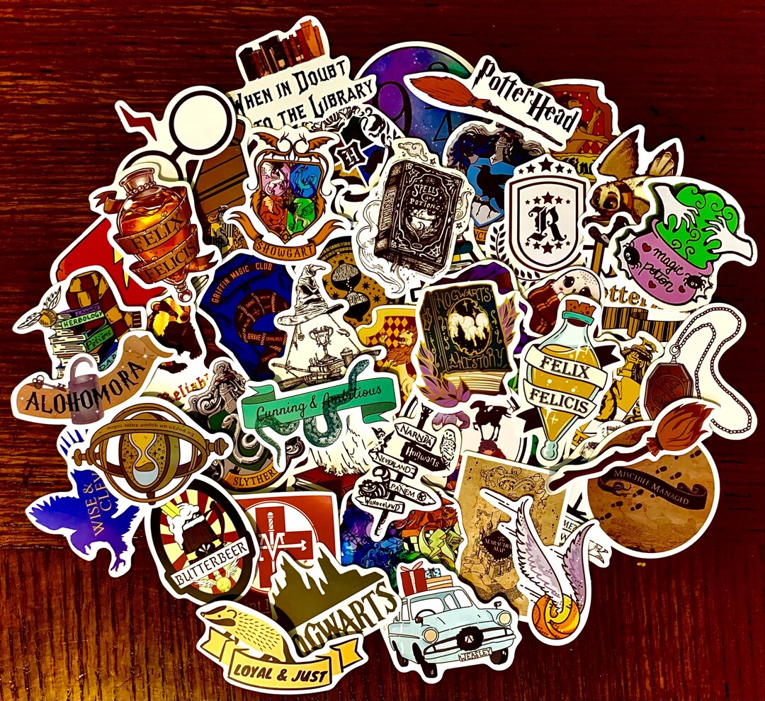 Wizard Stickers – Vinyl Decals for Laptops, Water Bottles - Etsy