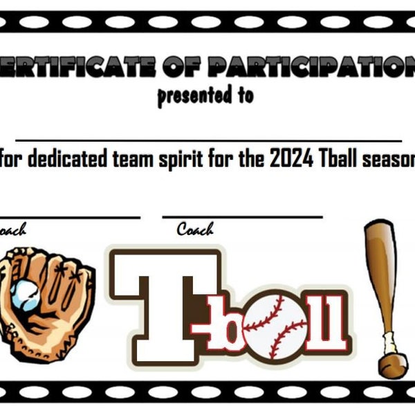 T Ball Certificate Etsy - Il 600x600.5753289705 Tf9j